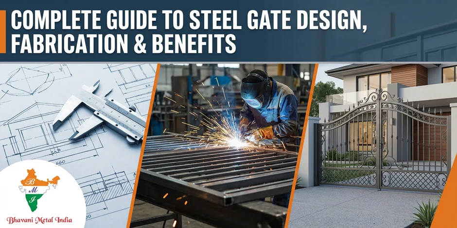 complete guide to steel gate design, fabrication & benefits