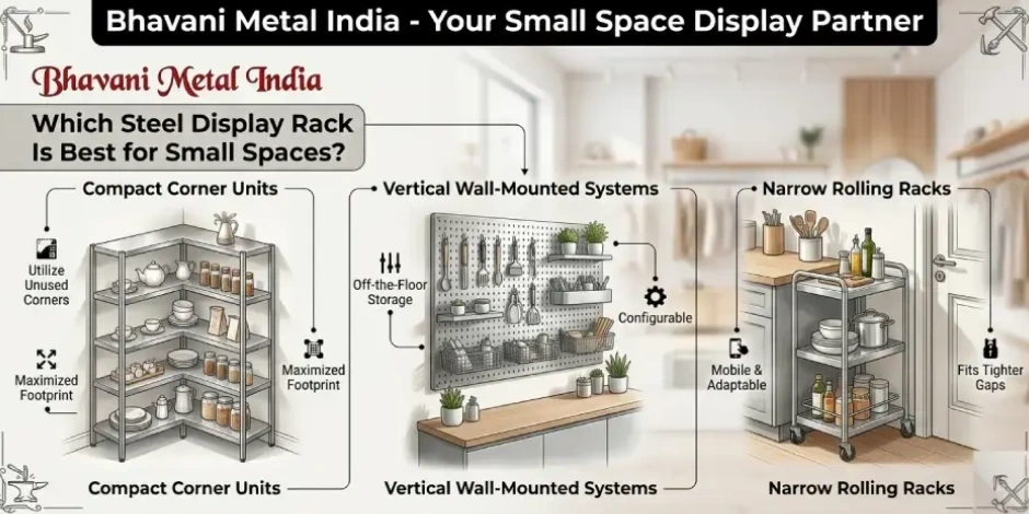 steel display rack